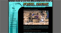 Desktop Screenshot of fossilsafari.com