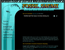 Tablet Screenshot of fossilsafari.com